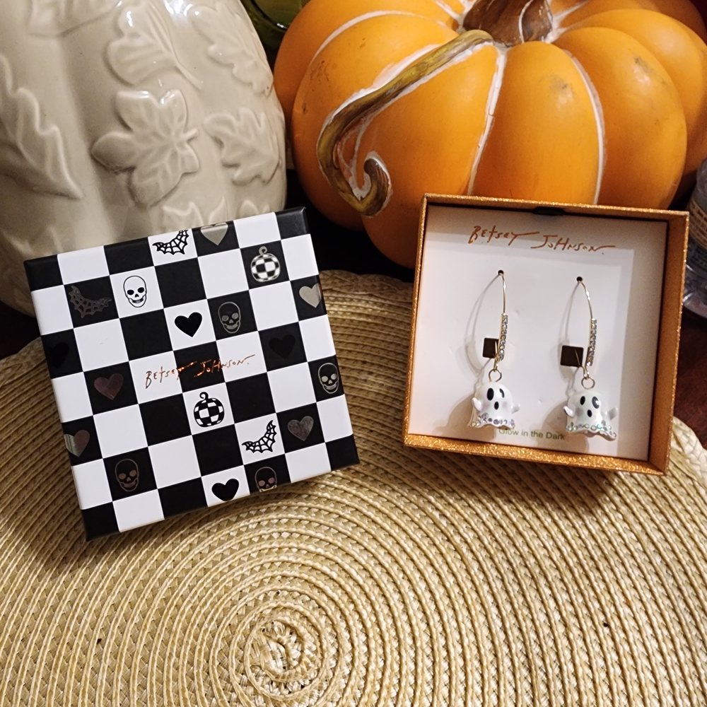Betsey Johnson  Ghost Earrings